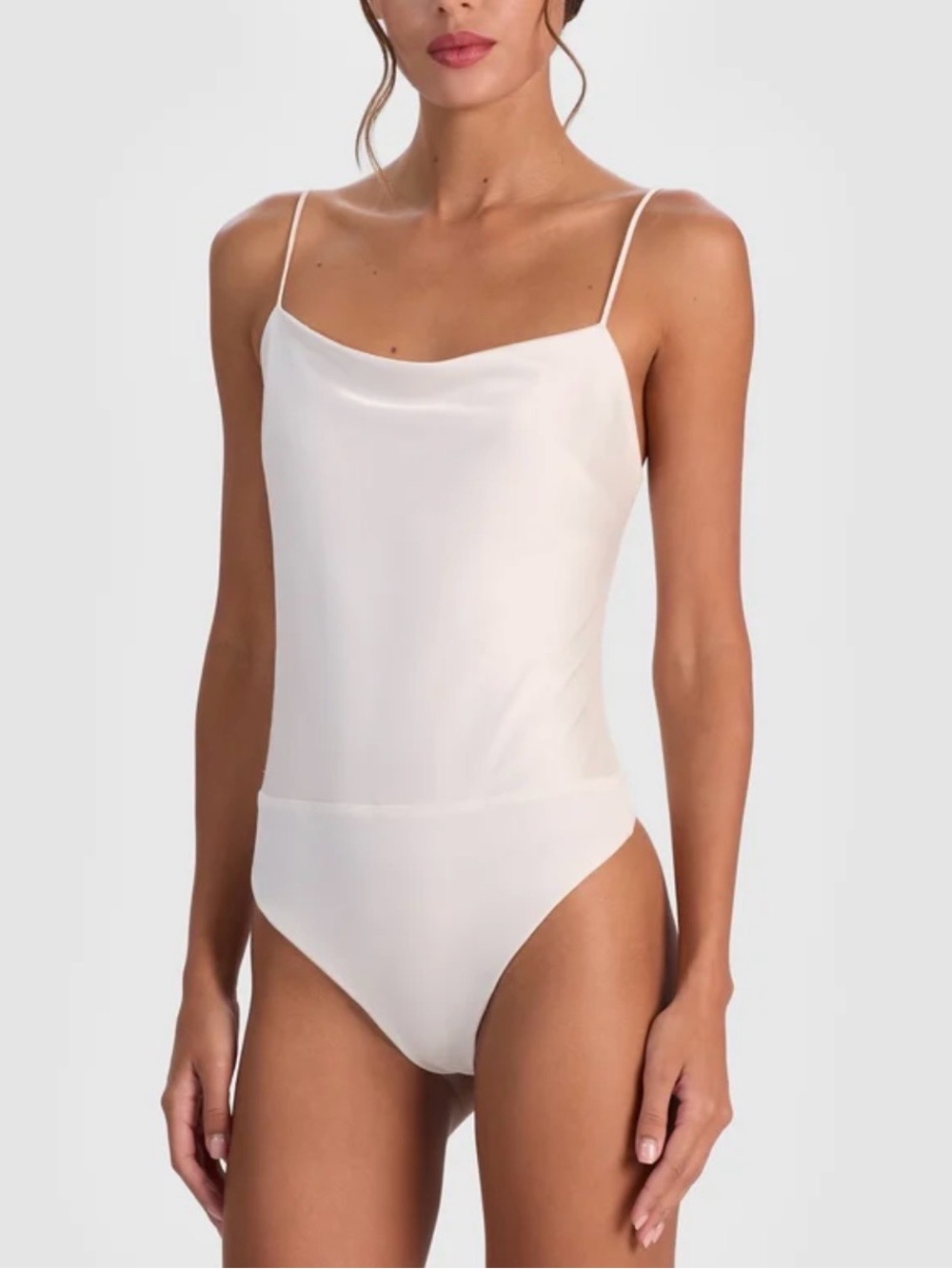 Alice + Olivia Classic Harmon Cowl Neck Bodysuit